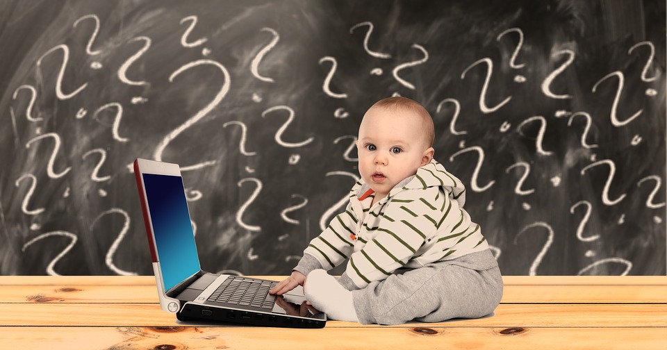 赤ちゃん　学ぶ　パソコン